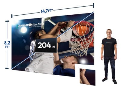 Video Wall 14.7′ x 8.2′ (P 3.9mm)