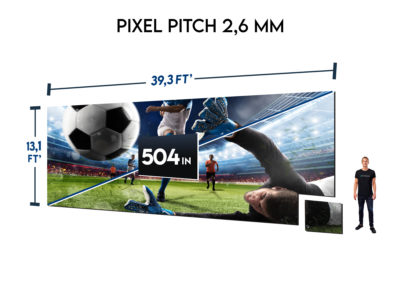 Video Wall 39.3′ x 13.1′ (P 2.6mm)